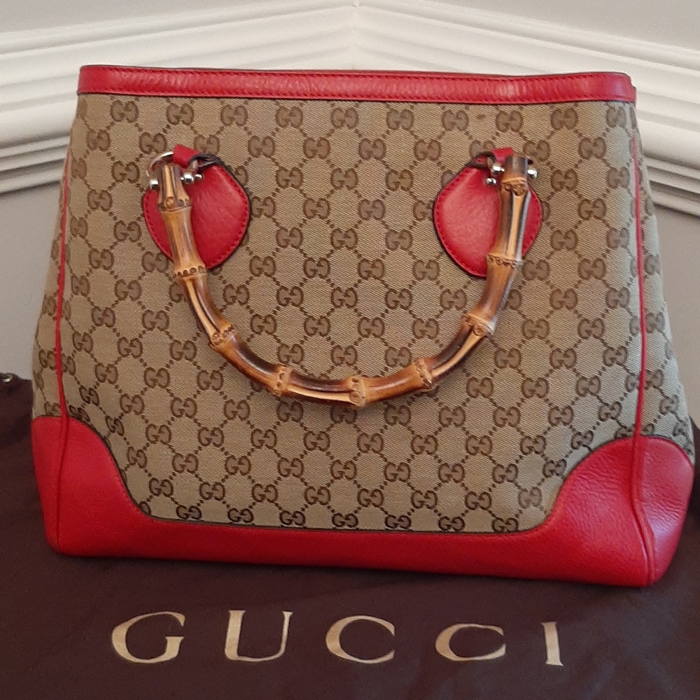 💕RARE! BARELY USED! GUCCI PRINCESS DIANA BAMBOO